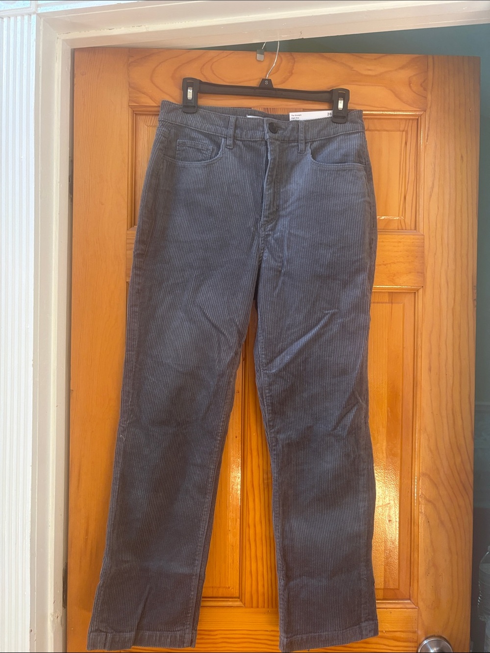 Women’s 28 Gray Loft Corduroy Jeans - Classic Straight Fit